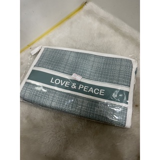 小香風Love & Peace檔案化妝包 化妝包 手拿包 旅行收納袋 收納包袋