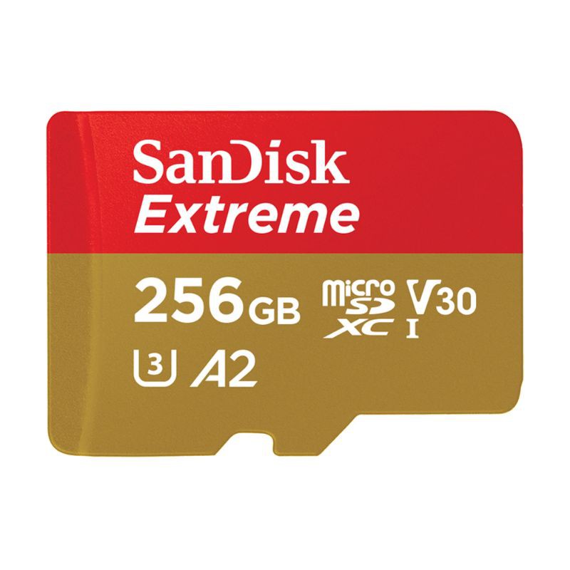 (公司貨終身保固）SanDisk Extreme microSDXC UHS-I(V30)(A2)256GB