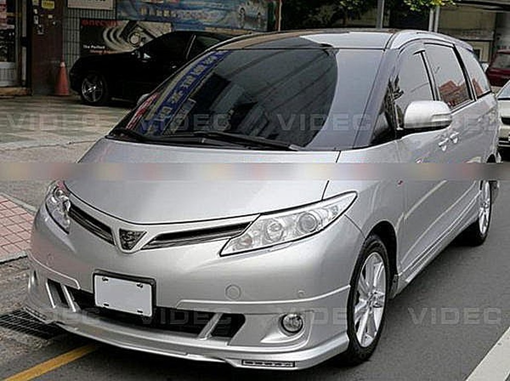 DIY商城 TOYOTA 06~09 PREVIA 12 ALPHARD 前下巴 後下巴 大包 空力套件