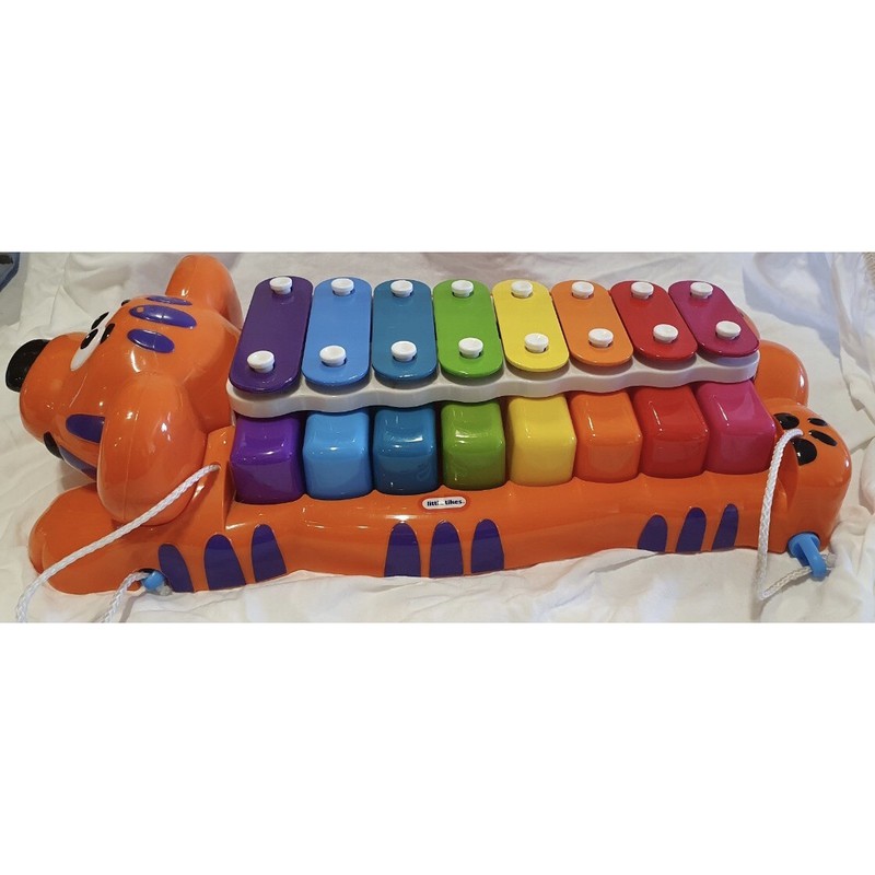 ★美國嬰幼兒領導品牌★Little Tikes -鐵琴兒童統感玩具彩色節拍敲敲琴