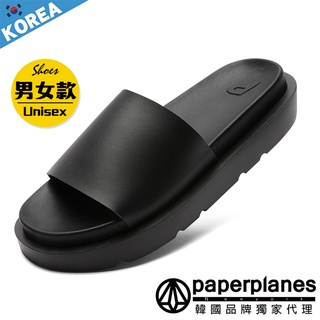 【Paperplanes】紙飛機/韓國空運。韓製一字吸震男女款情侶款釋壓托鞋(01535/現貨+預購)