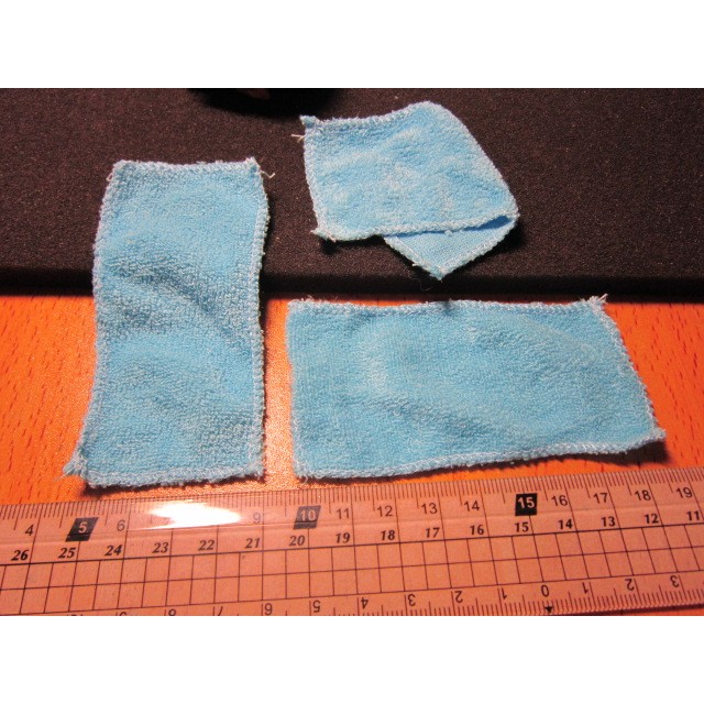 J8T經理裝備 mini模型1/6淡藍色運動毛巾一條 特價