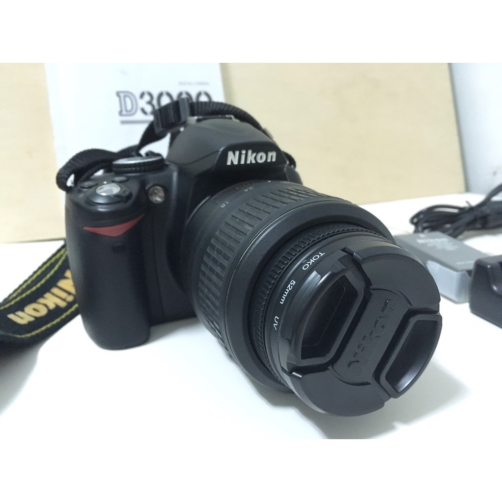 ㊣NIKON D3000原廠單眼㊣機身＋VR 18-55mm 鏡頭＋加碼贈送NIKON  50mm鏡頭