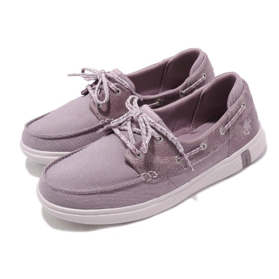 SKECHERS系列-女款 GLIDE ULTRA-PLAYA 紫色 休閒帆船鞋-NO.16110LTMV