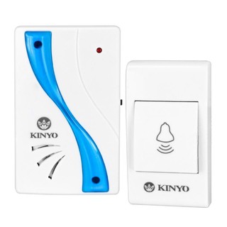 KINYO 插電式遠距離無線門鈴 DBA-375 32首音樂選擇 適用:居家照顧、緊急呼叫、家庭安全…等-【便利網】