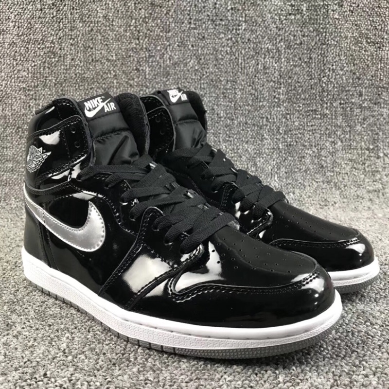 air jordan 1 black patent