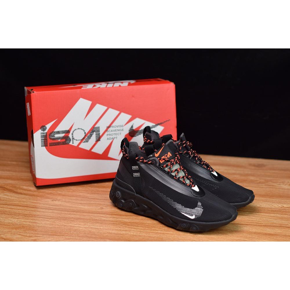 nike react lw wr mid ispa black
