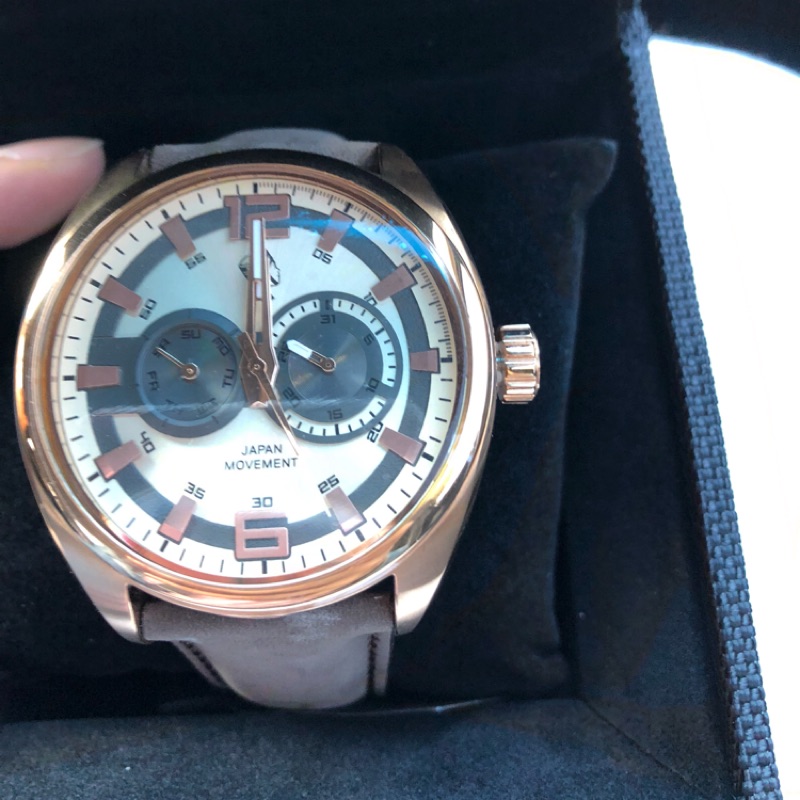 Porter 精品 手錶 米色系 平錶帶 情人節 送禮首選