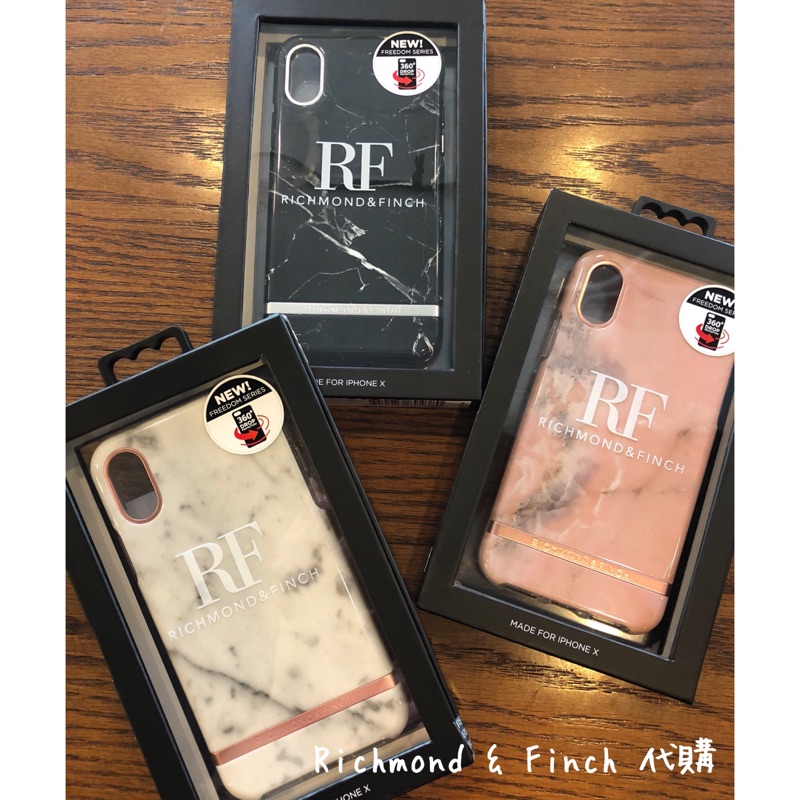 部分現貨特價 瑞典 Richmond &amp; Finch iPhone 11 PRO X XS 8手機殼 大理石 玫瑰金