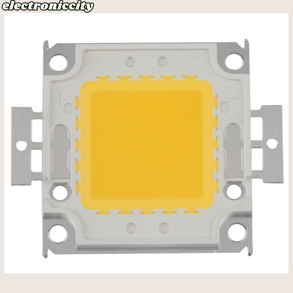 COB燈珠 100W 30W白光  白/暖白RGB SMD LED芯片泛光燈珠100W 10000LM  投射燈芯片