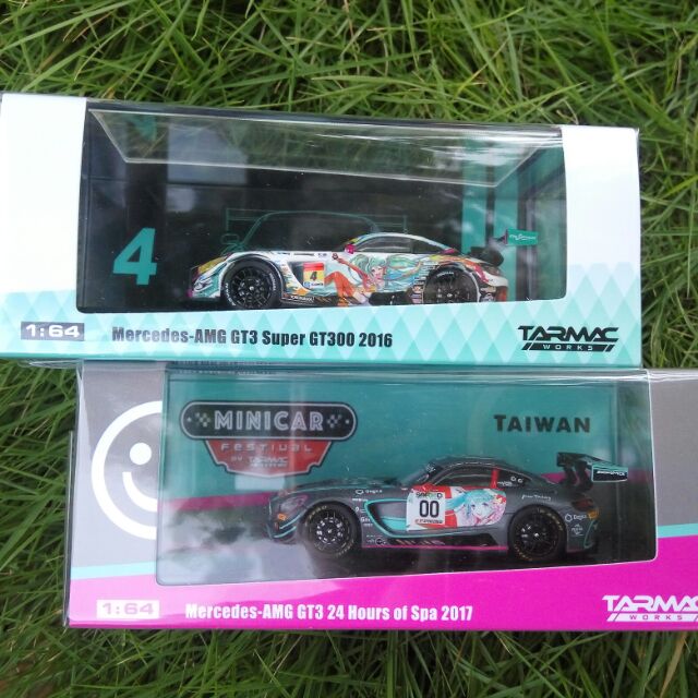 1/64 TARMAC BENZ AMG SLS GT3 MIKU 初音 GOOD SMILE COMPANY