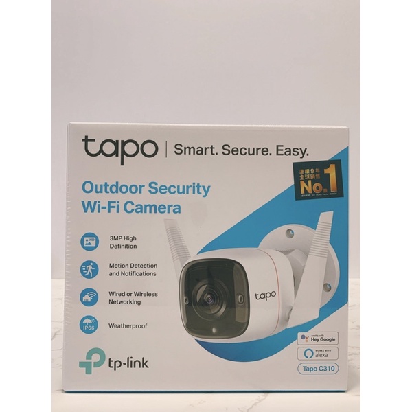 🎀TP-Link Tapo C310 3MP 高解析度防水防塵 WiFi無線智慧高清網路攝影機 監視器