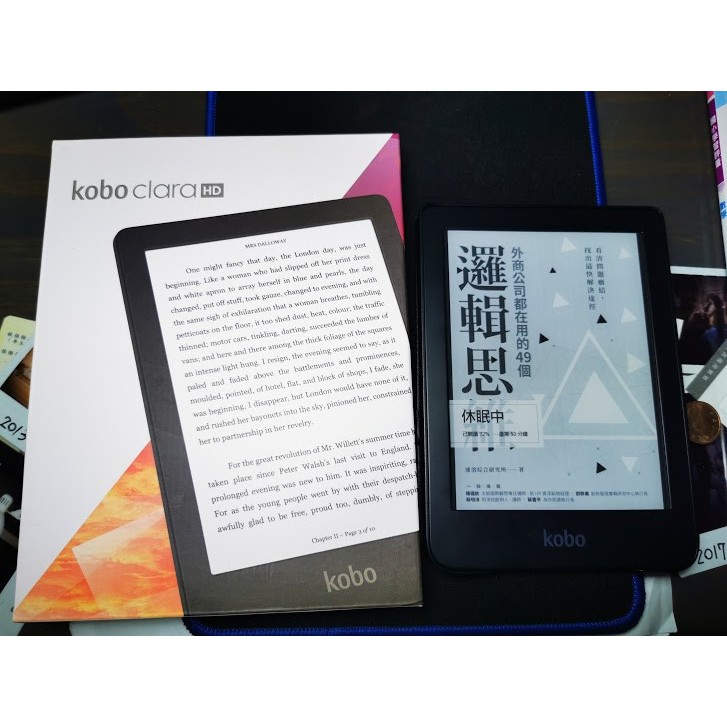 樂天Kobo Clara HD 6吋電子書閱讀器 九成新 送原廠黑色皮套