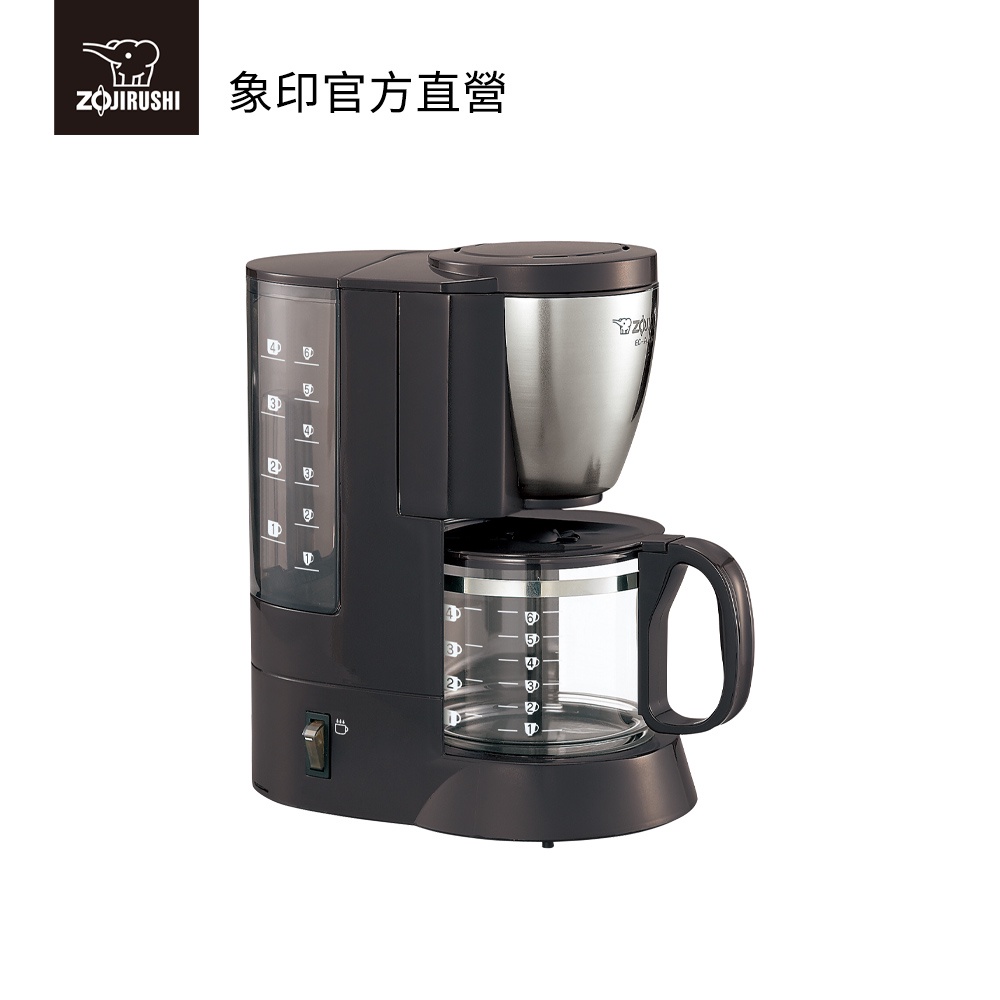 【ZOJIRUSHI 象印】咖啡機(EC-AJF60)｜6杯 雙重加熱