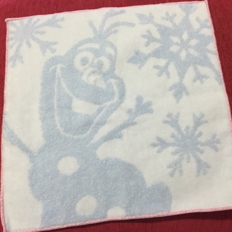 🇯🇵日本小香奈兒👉🏻Samantha thavasa 迪士尼聯名 冰雪奇緣 雪寶小方巾 手帕 毛巾