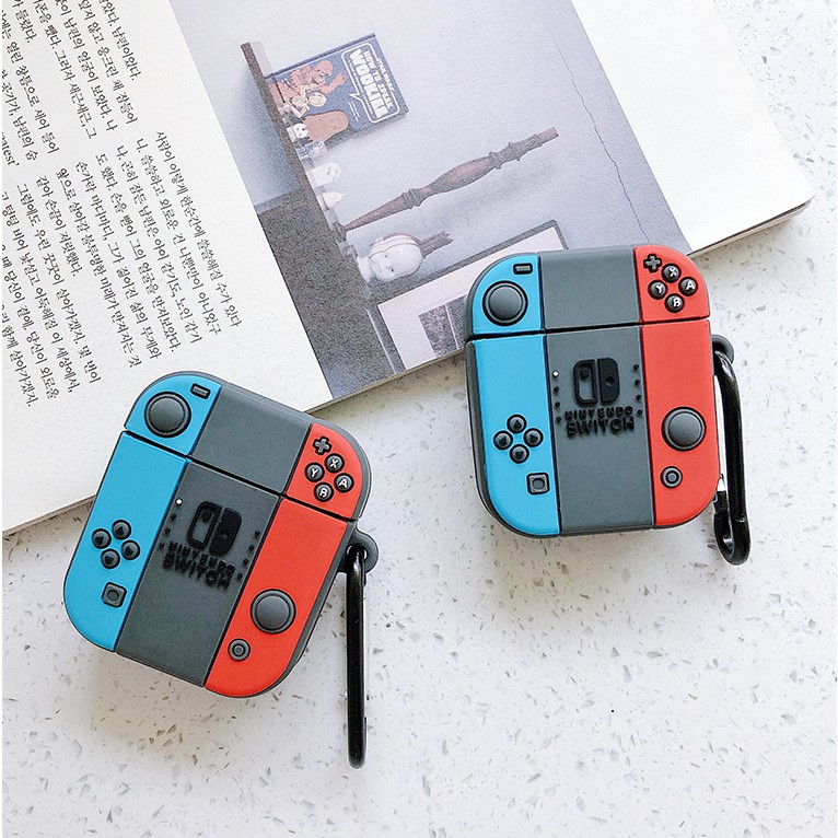 Airpods(2,pro) 保護套 任天堂 Switch 可愛 游戲機 潮流 酷 矽膠 防摔 藍芽耳機保護套