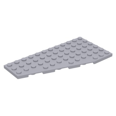 LEGO 樂高 淺灰色 楔型薄片 Wedge Plate 12x6 left 30355