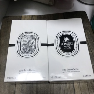 法國香氛 Diptyque 全新現貨不用等 影中之水 /玫瑰之水 /杜桑 100 ml