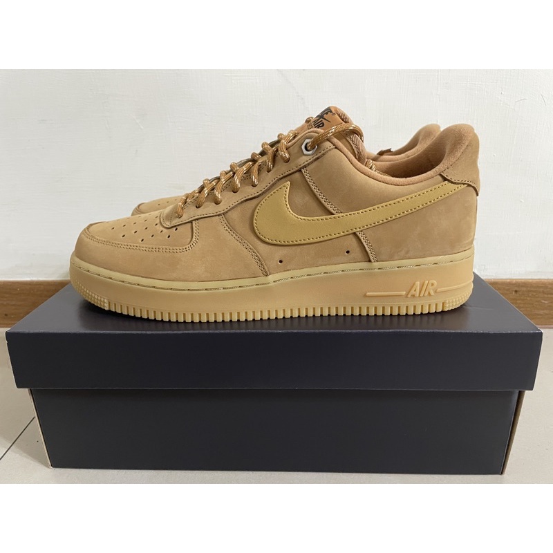 NIKE AIR FORCE 1 07 WE大地色麂皮休閒鞋(CJ-9179-200)