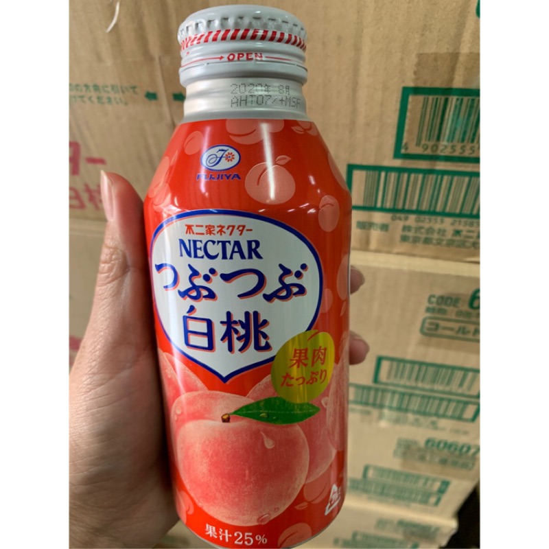 日本 不二家 NECTAR 白桃果汁 （含果肉）