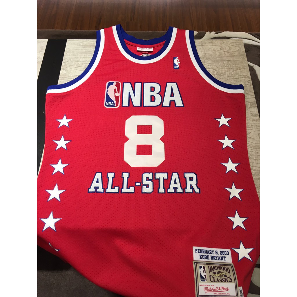 Mitchell &amp; Ness NBA Kobe Bryant 2003 all star 明星賽 球衣 正品