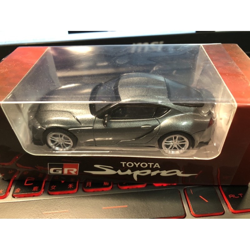 TOYOTA GR SUPRA玩具模型車(消光灰)