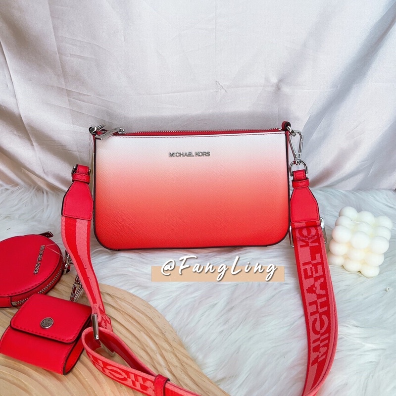 ☰𝐅𝐚𝐧𝐠𝐋𝐢𝐧𝐠☰ Michael Kors MK 暈染三合一麻將包 #F.L精品代購