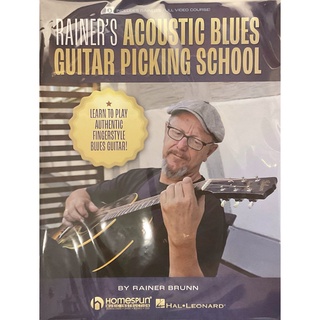 指彈吉他音樂 Rainer Brunn Acoustic Blues Guitar Picking School美版全新