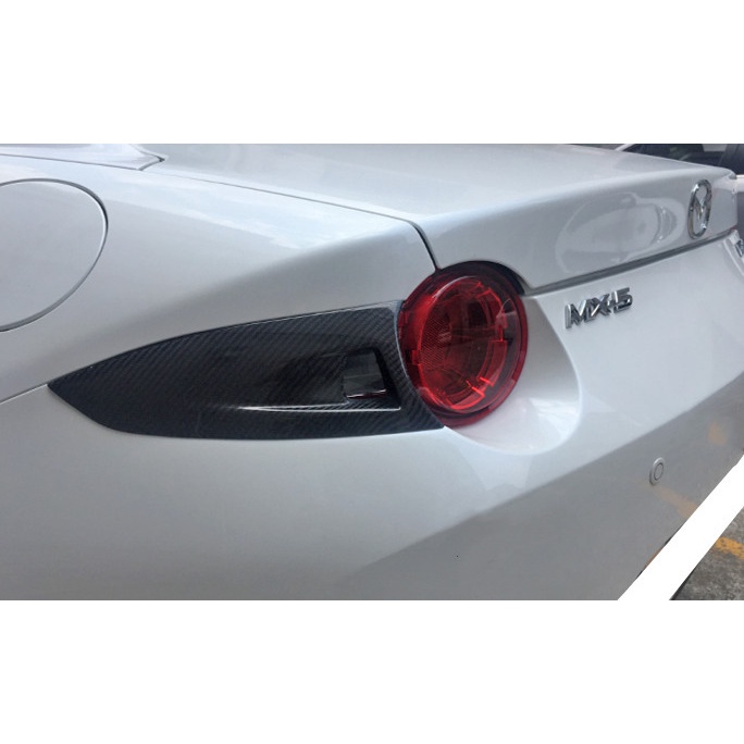 （全台可安裝)Mazda Miata MX5升級 ND RF小眼 高品質碳纖維後尾燈罩 後燈蓋