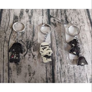 星際大戰Star Wars 黑武士/白武士 鑰匙圈 吊飾 掛飾