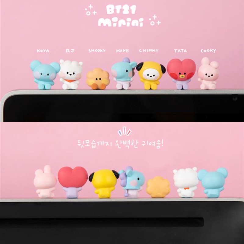 《預購》韓國代購 BTS BT21 X ROYCHE MININI 螢幕公仔