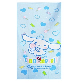 【Sanrio三麗鷗】大耳狗棒棒糖-小浴巾60x110cm 100%棉台灣製（有黃點.但不影響使用/原價280）NG福利