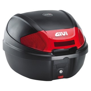 義大利 GIVI E300N2 30公升機車漢堡箱 紅色反光片無燈款 行李箱後箱(臺中一中街)