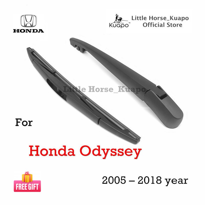 適用於 2005 年至 2018 年 Kuapo 妻子的 Honda Odyssey 後雨刮器總成(臂/刀片/螺母蓋帽)