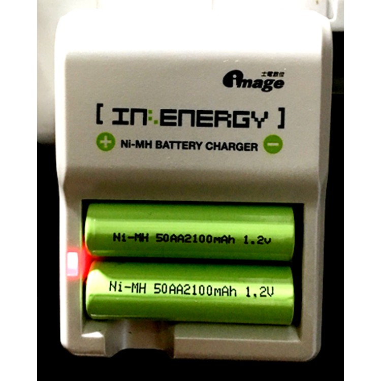 SANYO x 3號 2100mah 1.2v 高電流鎳氫電池 *2+ 充電器套裝】AA 充電電池 台灣製造