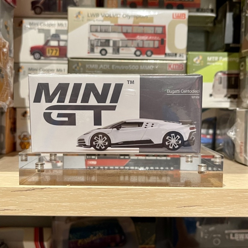 【模幻力量】現貨 Mini GT #337 1/64 Bugatti Centodieci  White LHD