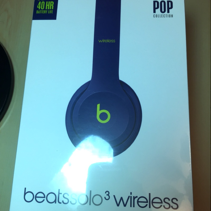 Beats Solo 3 Wireless Apple 耳罩式無線藍芽耳機 靛藍 Pop Collection
