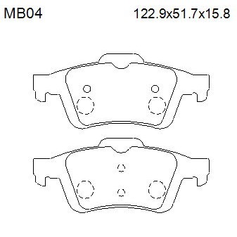 elig 進階競技版 GG s+級陶瓷來令片 耐高溫低噪音 FOCUS  -05 MAZDA 馬 3 5 後輪