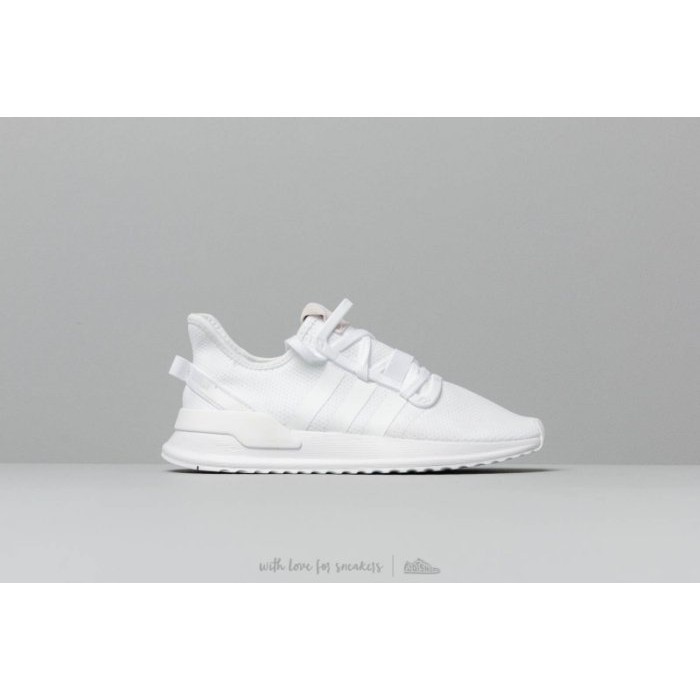 adidas u path run all white shoes