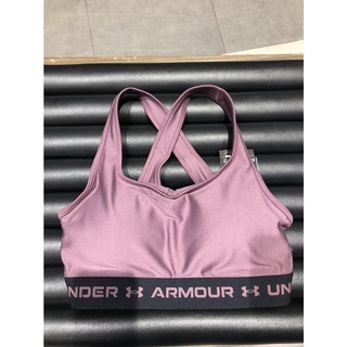 UNDER ARMOUR UA Crossback 女裝 運動內衣 中強度 胸墊 慢跑 訓練 紫1361034-554