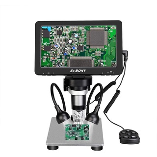 SVBONY SV604 LCD 7英寸便攜式顯微鏡1x-1200x放大倍率 有線遙控 帶高清螢幕鐘錶維修電路板維修