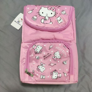 凱蒂貓 Hello Kitty 分隔雙層便當袋 雙層 保溫袋 保冷袋 保冷便當袋 保溫便當袋 雙人 加大 改改