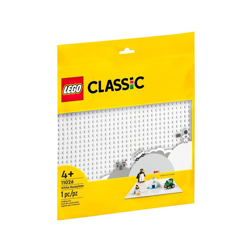【積木樂園】樂高 LEGO 11026 CLASSIC系列 白色底板 11010