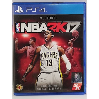 PS4 二手遊戲光碟 NBA 2K17 中文版
