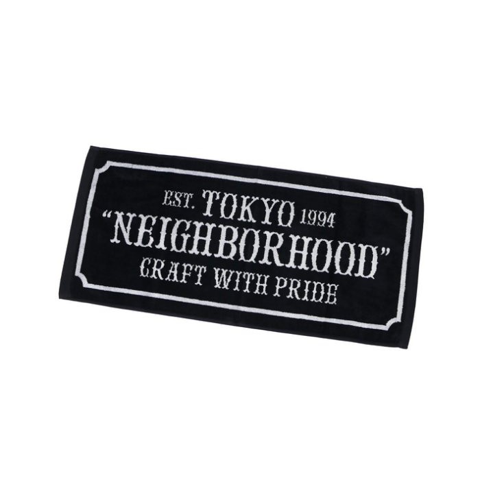 Neighborhood BAR&amp;SHIELD C-TOWEL 17SS 浴巾 毛巾 Supreme Logo Bogo