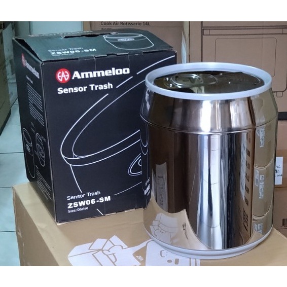 《Ammeloo》感應式垃圾桶 電動垃圾桶 易開罐造型 ZSW06-SM【MG生活館】