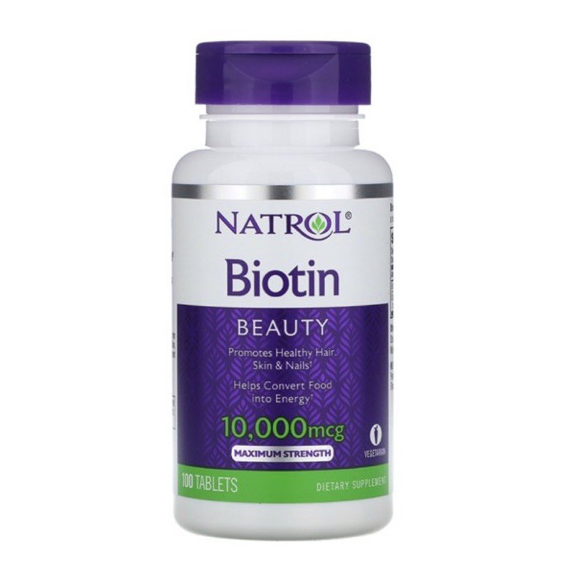 現貨|生物素 Biotin 10000mcg 高單位 100顆/瓶