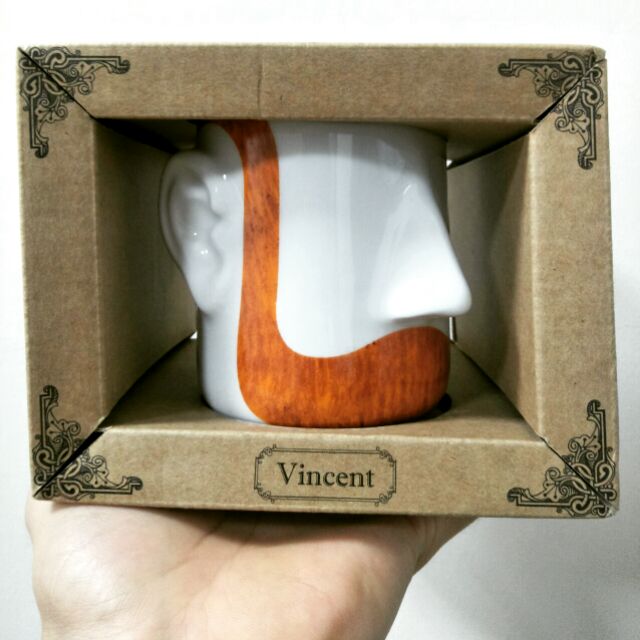 (全新)梵谷造型立體馬克杯 vincent van gogh (購入於美國紐約大都會博物館)