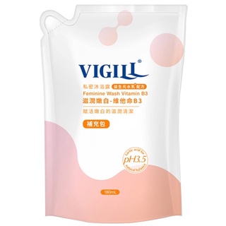 Vigill 婦潔 滋潤嫩白沐浴露(180ml)補充包【小三美日】D268703