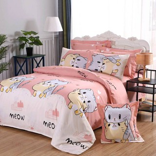 床包被套組 感恩貓 MIT台灣製 床包 被套 薄床包 枕套 被子 鋪棉兩用被 貓咪 貓
